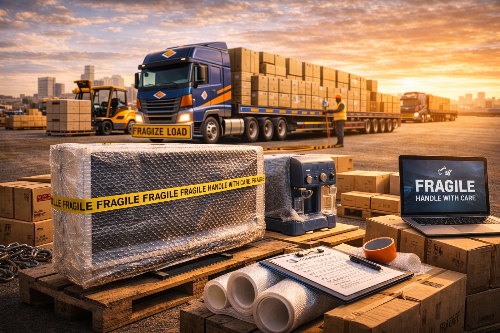 خدمات التحميل والتفريغ